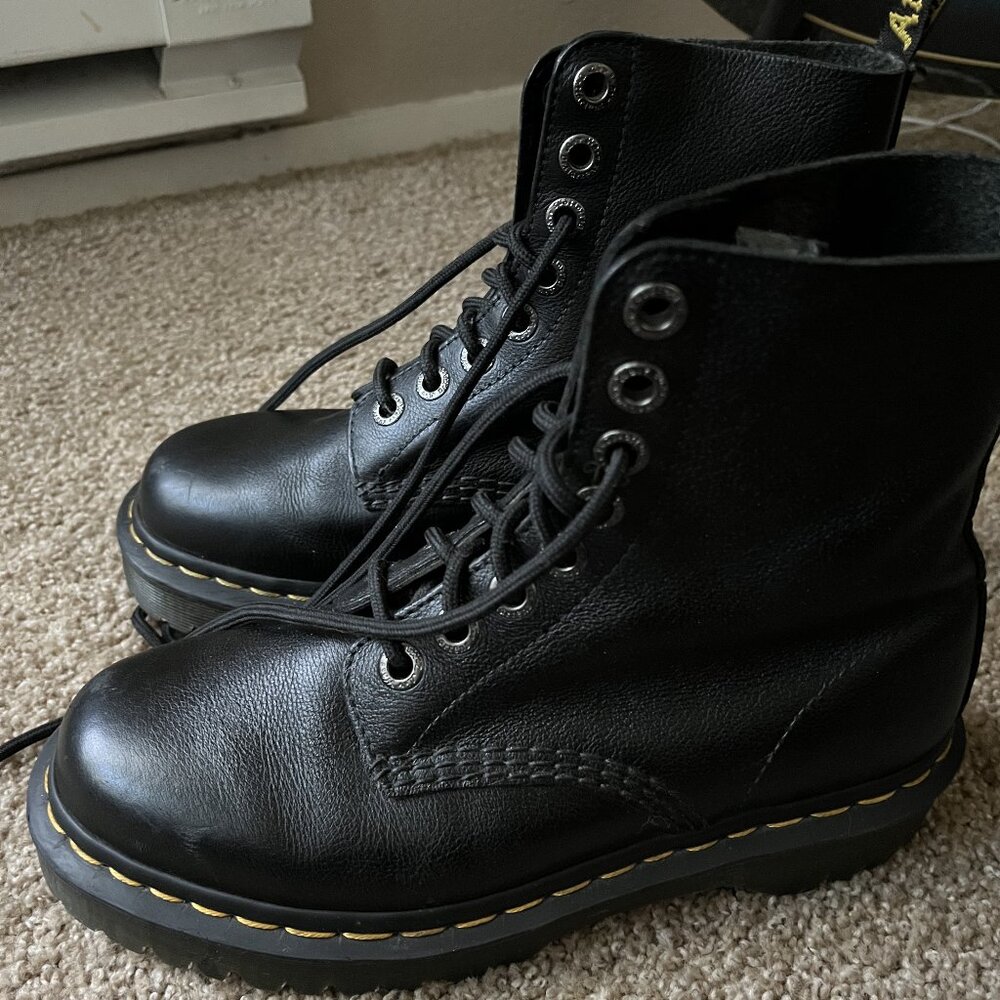 Dr. Martens 1460 Bex Pisa Leather Boots - Picture 5 of 7